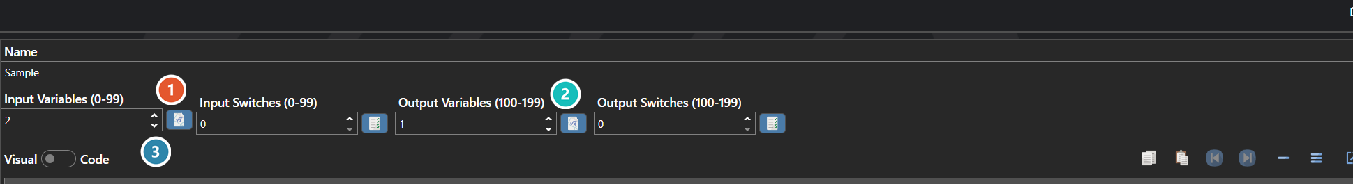 The Functions section of the database